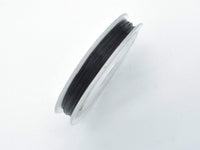 2Rolls Black Stretch Elastic Beading Cord, 0.5mm, 2 Rolls-20 Meters-RainbowBeads