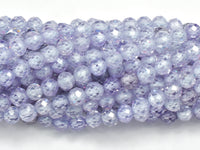 Cubic Zirconia - Lavender, CZ beads, 4mm, Faceted-RainbowBeads