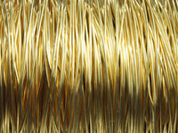 1foot 0.6mm 24K Gold Vermeil Wire, 925 Sterling Silver Wire, Half Hard Wire-RainbowBeads