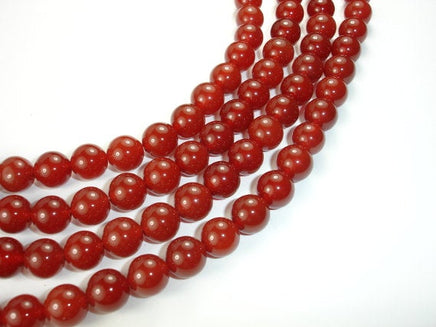 Carnelian, Round, 10mm beads-RainbowBeads