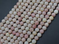 Pink Opal Beads, 6mm Round Beads-RainbowBeads