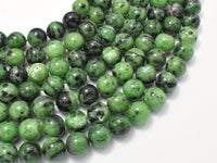 Ruby Zoisite Beads, Round, 10mm-RainbowBeads