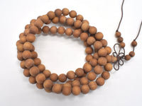 Matte Sandalwood Beads, 8mm (8.2mm) Round-RainbowBeads