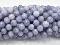 Jade Beads-Gray, 8mm Round Beads-RainbowBeads