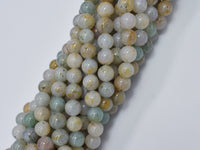 Moss Opal 8mm Round-RainbowBeads