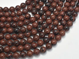 Mahogany Obsidian Beads, Round, 8mm-RainbowBeads