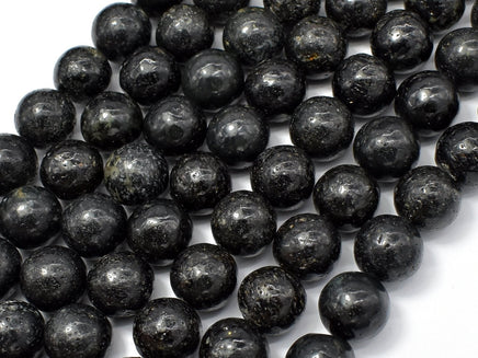 Biotite Beads, 10mm (10.4mm) Round Beads-RainbowBeads