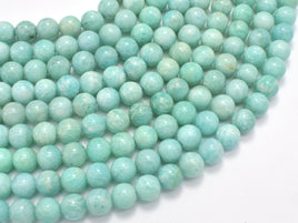 Russian Amazonite Beads, 8mm Round Beads-RainbowBeads