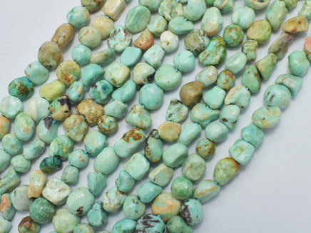 Natural Peru Turquoise Beads, 5x7mm, Nugget Beads-RainbowBeads
