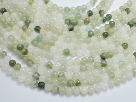 Natural Jade 6mm (6.7mm) Round-Rainbow Beads