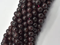 Red Garnet Beads, 7.8-8mm, Round Beads-RainbowBeads