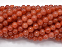 Carnelian Beads, 6mm(6.3mm) Round Beads-RainbowBeads