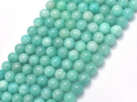 Amazonite-Green 8mm Round Beads, 15.5 Inch-RainbowBeads