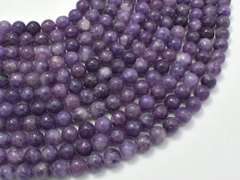 Lepidolite Beads, 6mm Round Beads-RainbowBeads