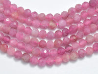 Pink Tourmaline Beads, 3mm Micro Faceted-RainbowBeads