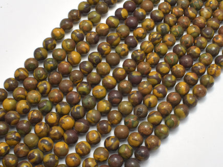 Candy Jasper Beads, 6mm (6.5mm), Round, 15 Inch-RainbowBeads