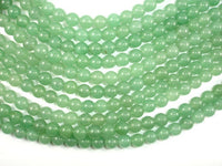 Green Aventurine Beads, 8mm, Round Beads-RainbowBeads