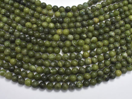 Jade Beads, 6mm (6.6mm) Round-RainbowBeads