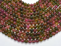 Jade - Watermelon Tourmaline Color, 8mm, Round-RainbowBeads