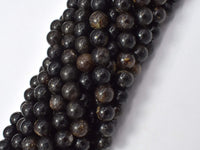Golden Mica Beads, Biotite Mica, 8mm-RainbowBeads