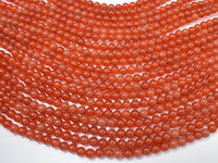 Carnelian Beads, 6mm(6.3mm) Round Beads-RainbowBeads