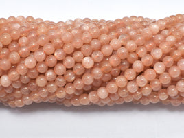Sunstone Beads, 4mm, Round Beads-RainbowBeads