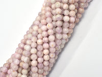 Kunzite Beads, 5mm (5.3mm) Round-RainbowBeads