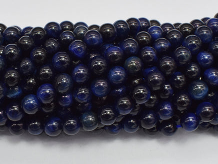 Tiger Eye-Blue 6mm Round Beads-Rainbow Beads