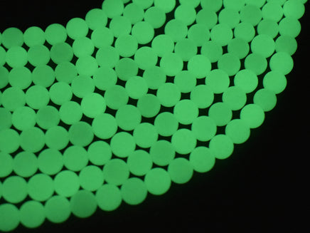 Glow in The Dark Beads-Green, Luminous Stone, 8mm (7.7mm)-RainbowBeads