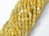 Yellow Opal, 6x7mm Nugget Beads, 15.5 Inch-RainbowBeads