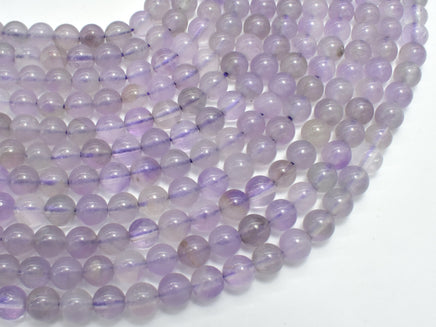 Light Amethyst, 6mm Round Beads-RainbowBeads