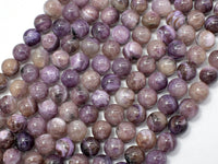 Genuine Charoite, 6mm Round Beads-RainbowBeads