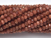 Goldstone Beads, 2x2.9mm Micro Faceted Rondelle-RainbowBeads