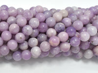 Lepidolite Beads, Round, 8mm-RainbowBeads