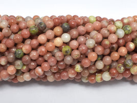Spicy Jasper Beads, Plum Blossom Jasper, Round, 4mm-RainbowBeads