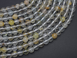 Topaz Beads, 6mm (6.4mm), Round-RainbowBeads