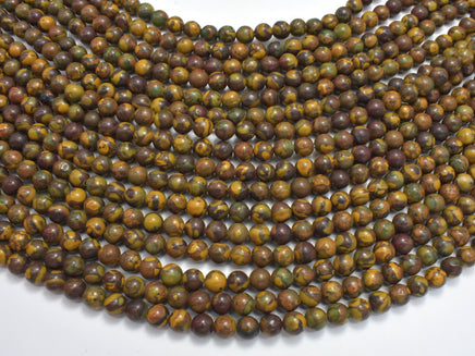 Candy Jasper Beads, 6mm (6.5mm), Round, 15 Inch-RainbowBeads