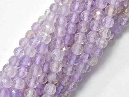 Ametrine Beads, 3mm (3.3mm) Micro Faceted Round-RainbowBeads