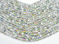 Mystic Aura Quartz-Silver, Rainbow, 6mm Round Beads-RainbowBeads