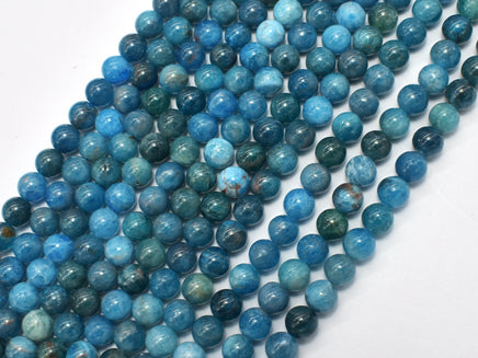 Apatite, 6mm, Round-RainbowBeads