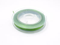 2Rolls Green Stretch Elastic Beading Cord, 0.5mm, 2 Rolls-20 Meters-RainbowBeads