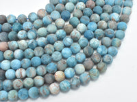 Matte Apatite Beads, 8mm, Round-RainbowBeads