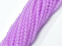 Malaysia Jade - Lavender, 4mm (4.5mm), Round-RainbowBeads