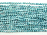 Larimar Quartz, 4mm Round Beads, 15.5 Inch-RainbowBeads