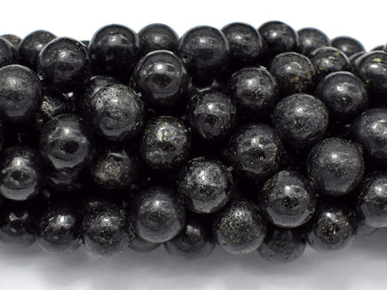 Biotite Beads, 10mm (10.4mm) Round Beads-RainbowBeads