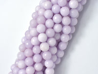 Jade Beads, Lavender, 8mm Faceted Round-RainbowBeads