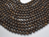 Bronzite Bead, 10mm Round Beads-RainbowBeads