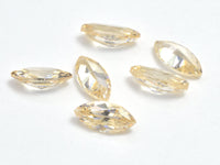 Cubic Zirconia Loose Gems- Faceted Marquise, 1piece-RainbowBeads