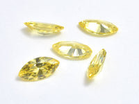 Cubic Zirconia Loose Gems- Faceted Marquise, 1piece-RainbowBeads