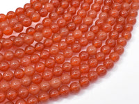 Carnelian Beads, 6mm(6.3mm) Round Beads-RainbowBeads